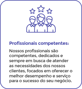 Ampla Contabilidade - Profissionais competentes: Nossos profissionais são competentes, dedicados e sempre em busca de atender as necessidades dos nossos clientes, focados em oferecer o melhor desempenho e serviço para o sucesso do seu negócio.